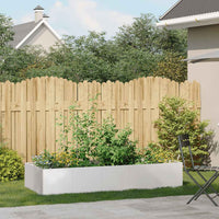 vidaXL Fioriera 200x80x40 cm in Acciaio Inox