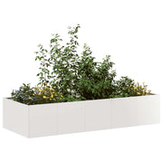 Fioriera-Vaso-Contenitore per Piante 200x80x40 cm in Acciaio Inox