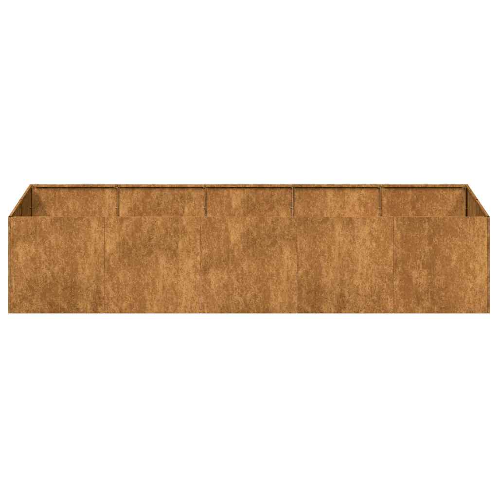 vidaXL Fioriera Arrugginita 200x80x40 cm in Acciaio Corten