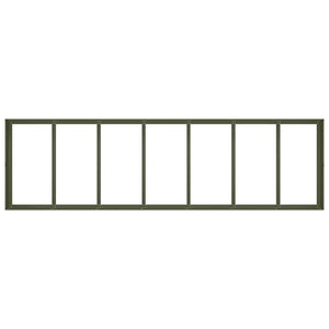 Fioriera Verde Oliva 280x80x40 cm in Acciaio 860762