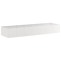 Fioriera-Vaso-Contenitore per Piante 280x80x40 cm in Acciaio Inox