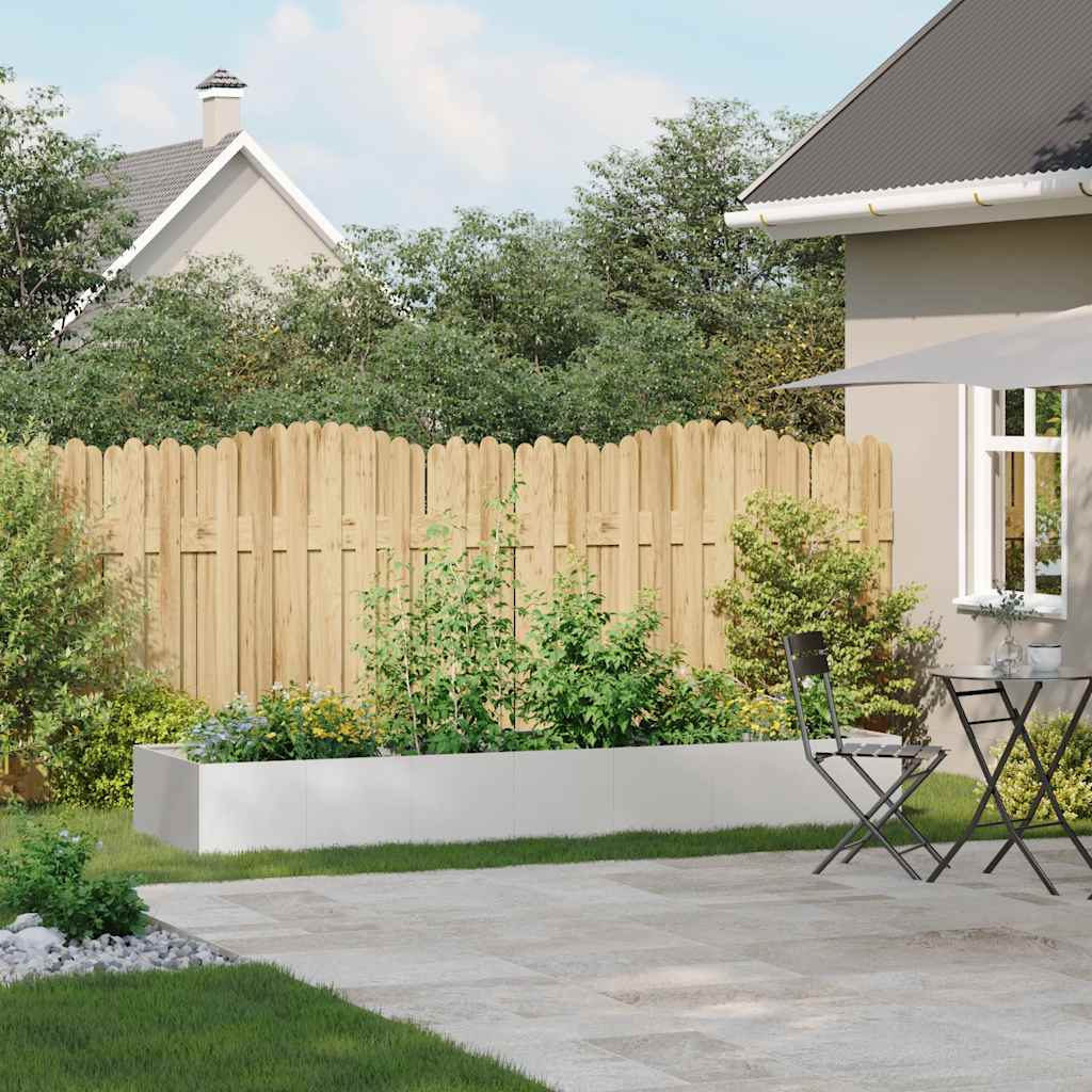 Fioriera-Vaso-Contenitore per Piante 280x80x40 cm in Acciaio Inox