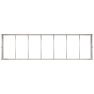 Fioriera-Vaso-Contenitore per Piante 280x80x40 cm in Acciaio Inox