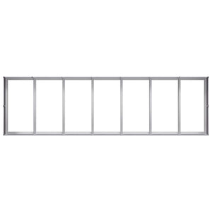 vidaXL Fioriera 280x80x40 cm in Acciaio Zincato