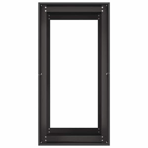 vidaXL Fioriera Nera 40x80x80 cm in Acciaio