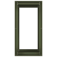 Fioriera Verde Oliva 40x80x80 cm in Acciaio 860776
