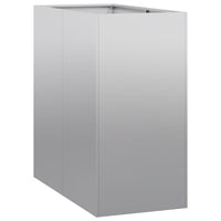 Fioriera-Vaso-Contenitore per Piante 40x80x80 cm in Acciaio Zincato