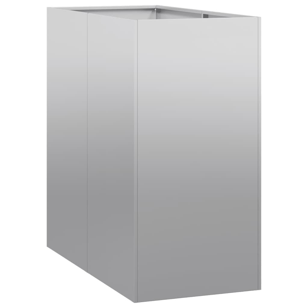 vidaXL Fioriera 40x80x80 cm in Acciaio Zincato