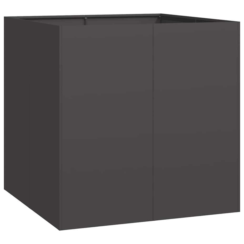 Fioriera Nera 80x80x80 cm in Acciaio 860780