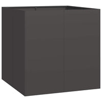 Fioriera Nera 80x80x80 cm in Acciaio 860780
