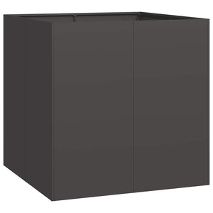 Fioriera Nera 80x80x80 cm in Acciaio 860780