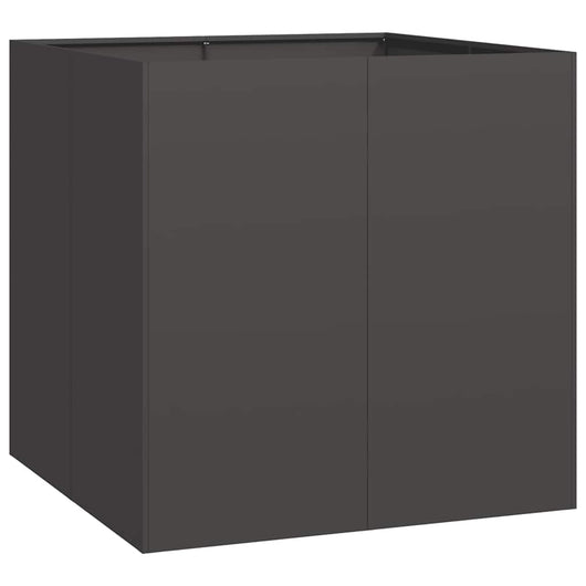 Fioriera Nera 80x80x80 cm in Acciaio 860780