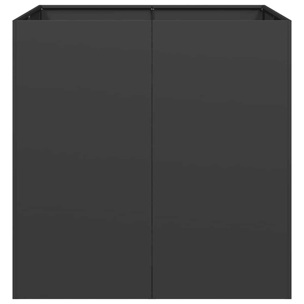Fioriera Nera 80x80x80 cm in Acciaio 860780