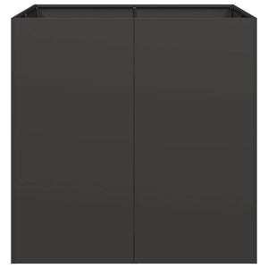 Fioriera Nera 80x80x80 cm in Acciaio 860780