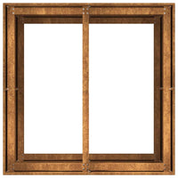 Fioriera-Vaso-Contenitore per Piante Arrugginita 80x80x80 cm in Acciaio Corten