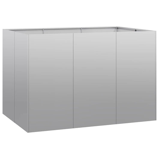 vidaXL Fioriera 120x80x80 cm in Acciaio Zincato