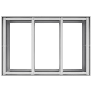 vidaXL Fioriera 120x80x80 cm in Acciaio Zincato