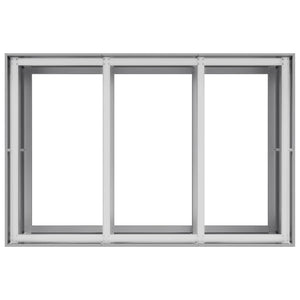 Fioriera-Vaso-Contenitore per Piante 120x80x80 cm in Acciaio Zincato