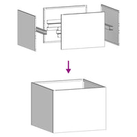 Fioriera-Vaso da Esterno-Contenitore per Piante Nera 40x40x30 cm in Acciaio