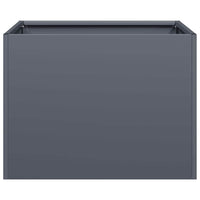 Fioriera Antracite 40x40x30 cm in Acciaio