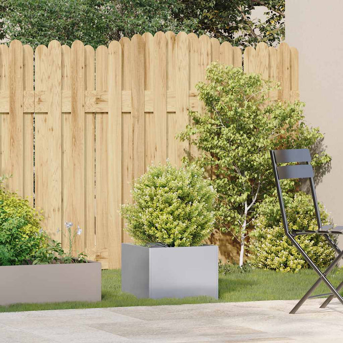 vidaXL Fioriera 40x40x30 cm in Acciaio Zincato