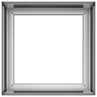 vidaXL Fioriera 40x40x30 cm in Acciaio Zincato