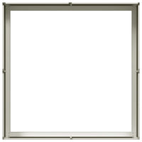 Fioriera-Vaso-Contenitore per Piante Bianca 100x100x30 cm in Acciaio