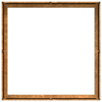 Fioriera-Vaso-Contenitore per Piante Arrugginita 100x100x30 cm in Acciaio Corten