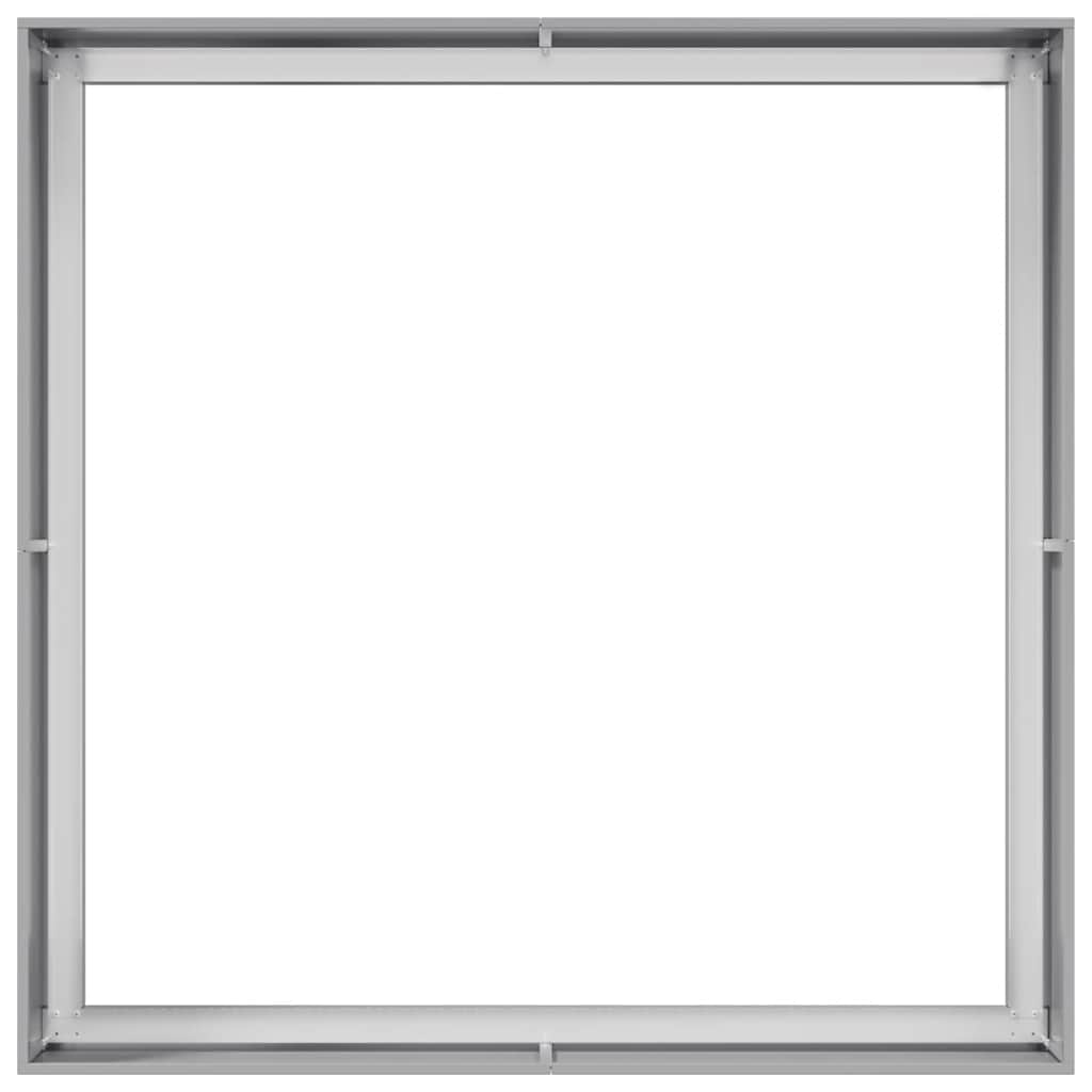 vidaXL Fioriera 100x100x40 cm in Acciaio Zincato