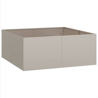 vidaXL Fioriera Arrugginita 100x100x40 cm in Acciaio Corten