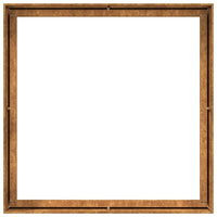 Fioriera-Vaso-Contenitore per Piante Arrugginita 100x100x40 cm in Acciaio Corten