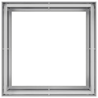 vidaXL Fioriera 100x100x80 cm in Acciaio Zincato