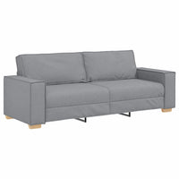 Set di divani con cuscino 3 pcs Grigio 220 x 78 x 84 cm Tessuto 3324609