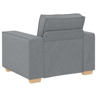 Set di divani con cuscino 3 pcs Grigio 220 x 78 x 84 cm Tessuto 3324609
