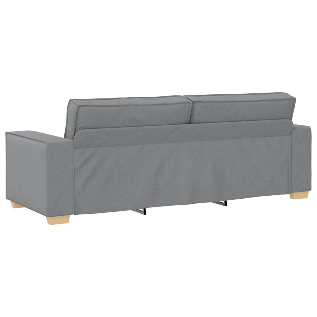 Set di divani con cuscino 3 pcs Grigio 220 x 78 x 84 cm Tessuto 3324609