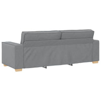 Set di divani con cuscino 3 pcs Grigio 220 x 78 x 84 cm Tessuto 3324609