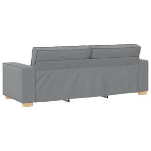 Set di divani con cuscino 3 pcs Grigio 220 x 78 x 84 cm Tessuto 3324609