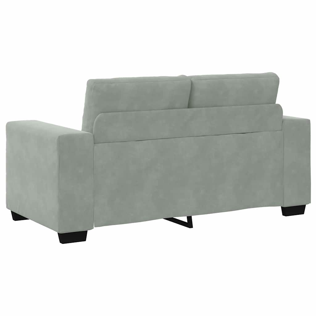 Set di divani con cuscino 3 pcs Grigio 221 x 78 x 80 cm Velluto 3324639