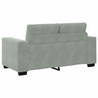 Set di divani con cuscino 3 pcs Grigio 221 x 78 x 80 cm Velluto 3324639