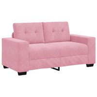 Set di divani con cuscino 3 pcs Rosa 221 x 78 x 80 cm Velluto 3324642