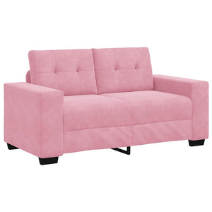 Set di divani con cuscino 3 pcs Rosa 221 x 78 x 80 cm Velluto 3324642