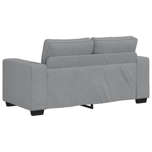Set di Divani 3 pz con Cuscini Grigio Chiaro in Tessuto 3324649