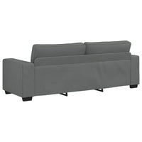 Set di Divani 3 pz con Cuscini Grigio Scuro in Tessuto 3324650