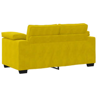 Set di Divani 3 pz con Cuscini giallo in Velluto 3324673