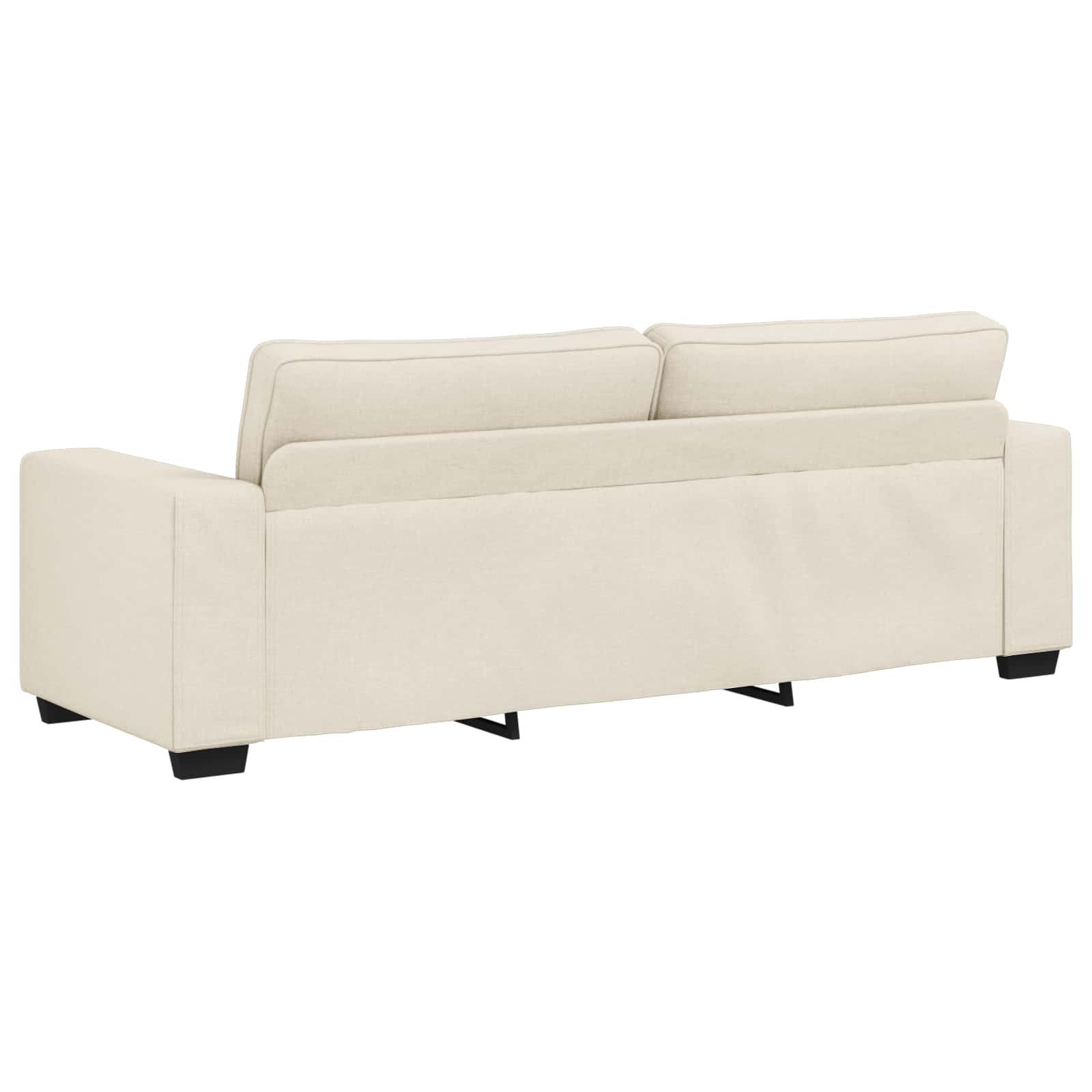 Divano 2 pcs Beige Tessuto misto lino 3324688