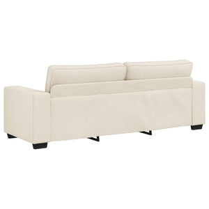 Divano 2 pcs Beige Tessuto misto lino 3324688