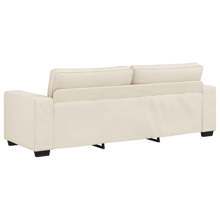 Divano 2 pcs Beige Tessuto misto lino 3324688