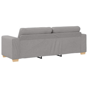 Divano 2 pcs Grigio Tessuto misto lino 3324718