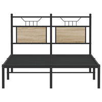 Giroletto senza Materasso-Struttura Letto Rovere Sonoma 120x200cm in Truciolato 595085