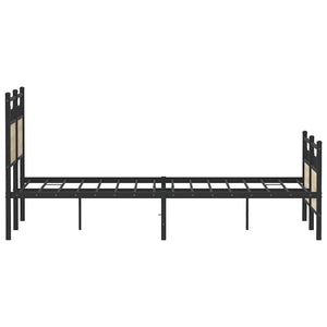 Giroletto senza Materasso-Struttura Letto Rovere Sonoma 120x190cm in Truciolato 289035